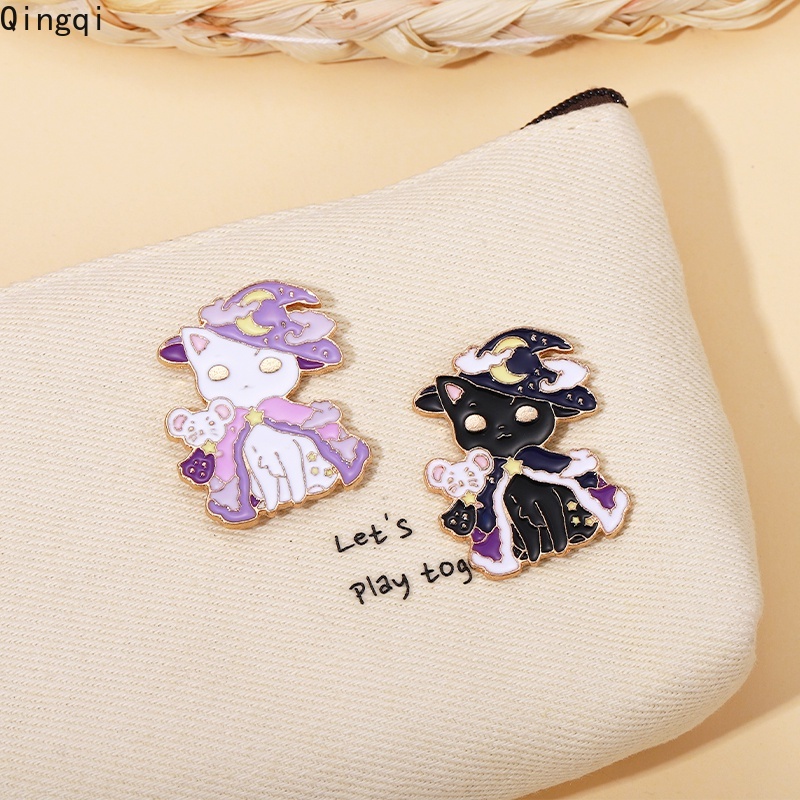 Ghim cài áo Miss Zoe hình chú mèo phù thủy đáng yêu
