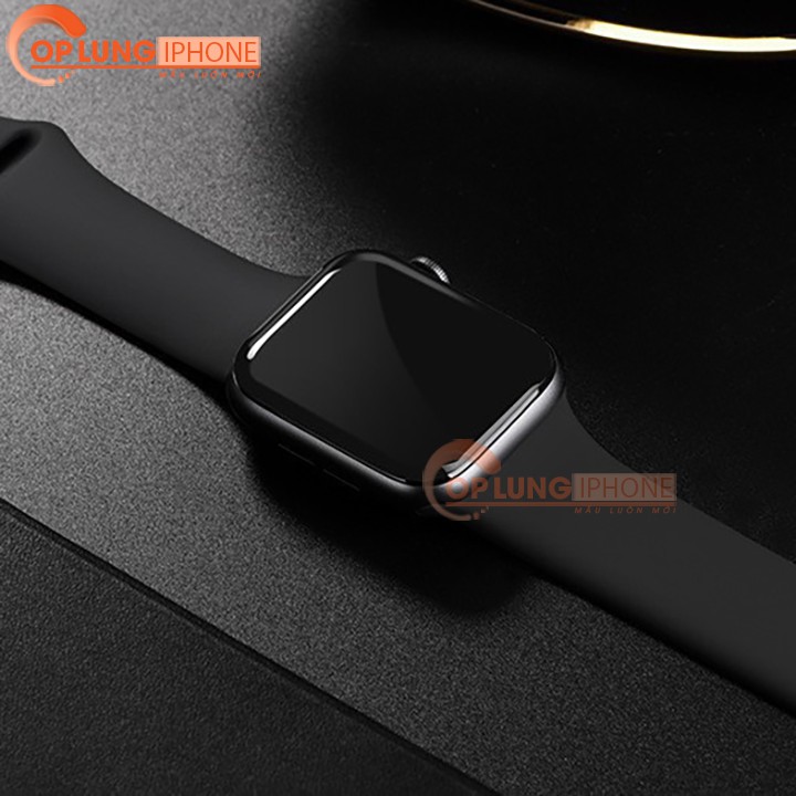 Kính Cường Lực Apple Watch 38mm 40mm 42mm 44m Full keo bảo vệ màn hình Cong 9H cho Series 5 4 3 2 1