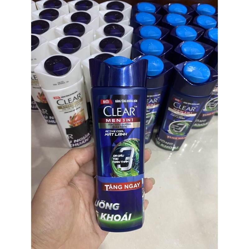 Dầu Gội Clear Men / Thảo Dược 140g (hàng km)