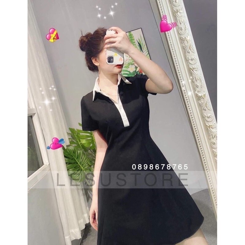 Đầm Polo bigsize hình thật ( 65-100kg)
