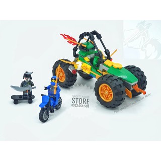 Lego NinjaGo Lắp Ráp Xe Đua Ninja ( Xanh Lá - 200 Mảnh )