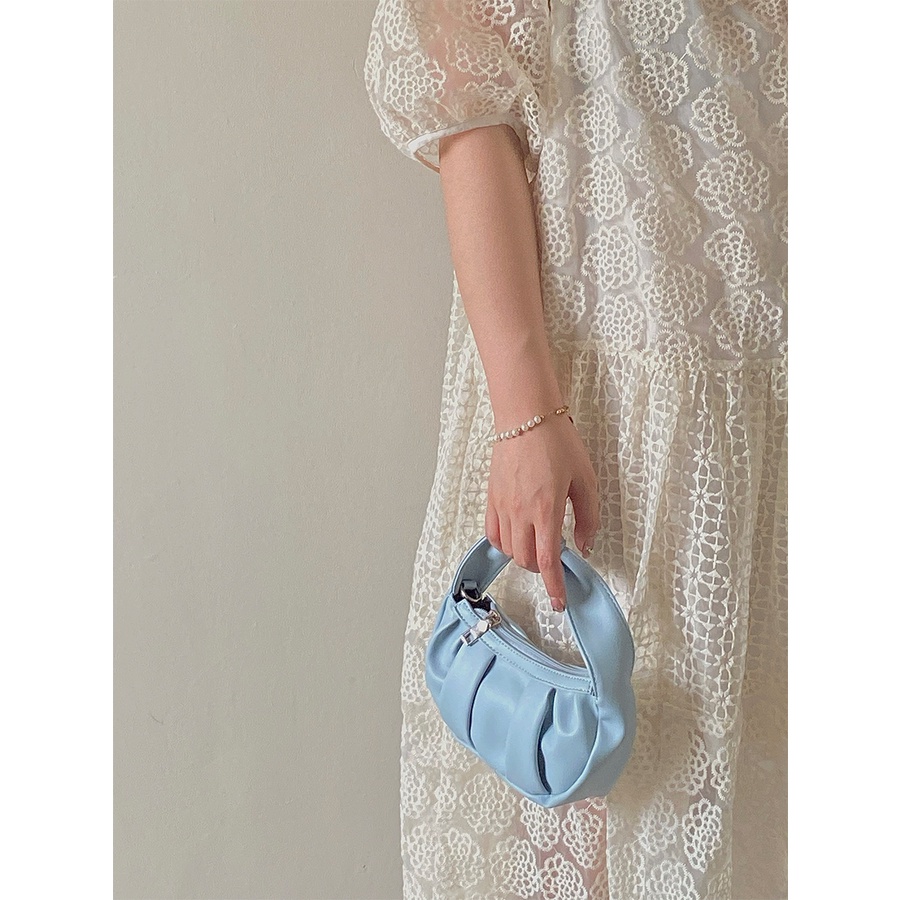 IELGY Túi Đeo Chéo Màu Trơn Dễ Thương Cho Nữ