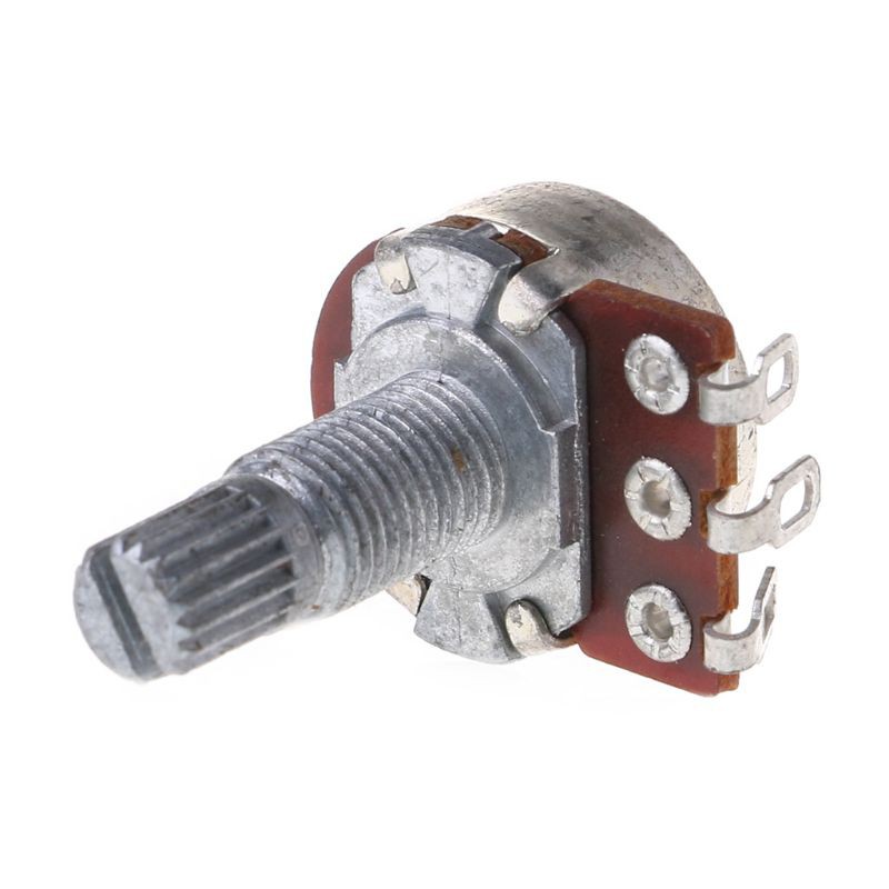 SUP A25K Potentiometer Splined Pot Electric Guitar Bass  Tone Volume Effect Amp 18mm Shaft Parts