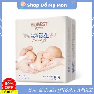 Tã bỉm cho bé ⚡ HÀNG CHÍNH HÃNG ⚡ Bỉm dán/quần Yubest Angel Size S90/ M84/ L78/ XL72/ XXL66/ XXXL66