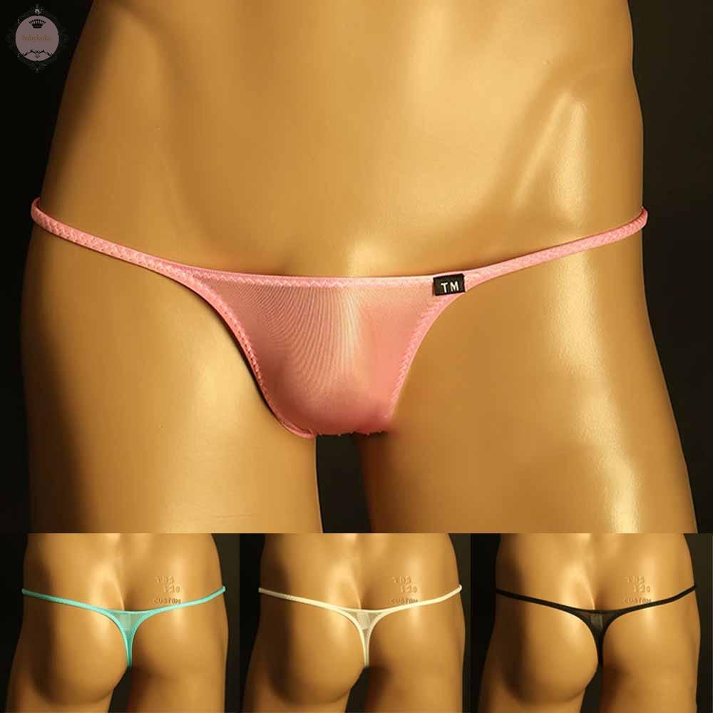 Men Thongs Sexy GString Sheer Pouch Briefs Low Rise Panties See Through Bikini kDHpIXJV NRoeWX HMzkVwDu