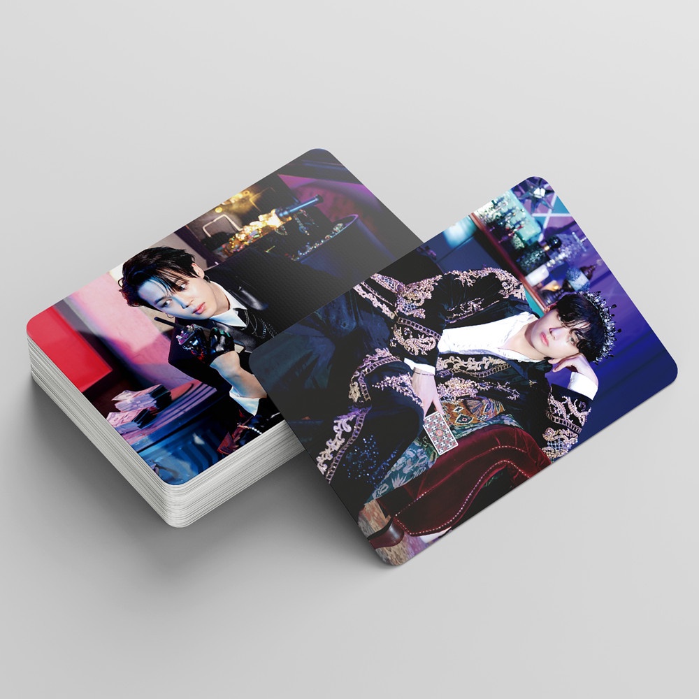 Bộ 55 thẻ ảnh lomo hình thành viên nhóm nhạc Hàn Quốc BTS mẫu 2022