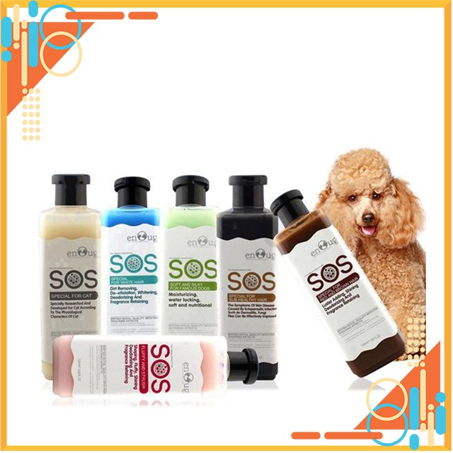 Sữa Tắm Cho Chó Mèo SOS 530Ml 6 Loại Mùi Thơm Dễ Chịu Sạch Ve Rận Lưu Hương- Bobo Pet Shop Hà Nội