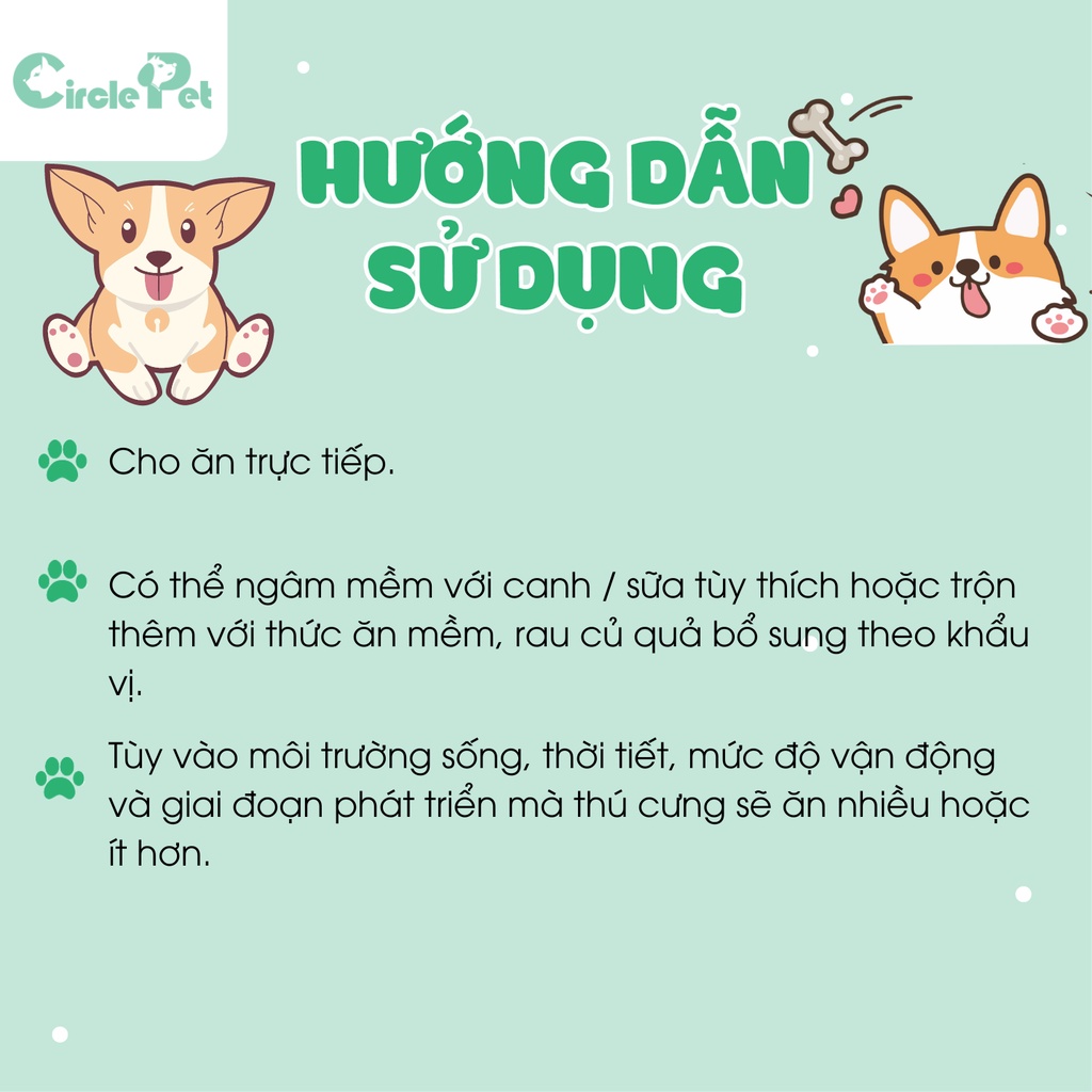 Thức Ăn Hạt Mềm Zenith Grain Free Cho Chó Con Chất Lượng Tốt Túi 1,2kg - Circle Pet