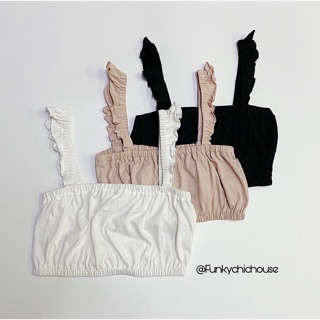 Áo dây bèo croptop