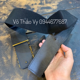 ⚠️FREESHIP⚠️Đai váy bản mặt vàng đồng, lưng thun co giãn