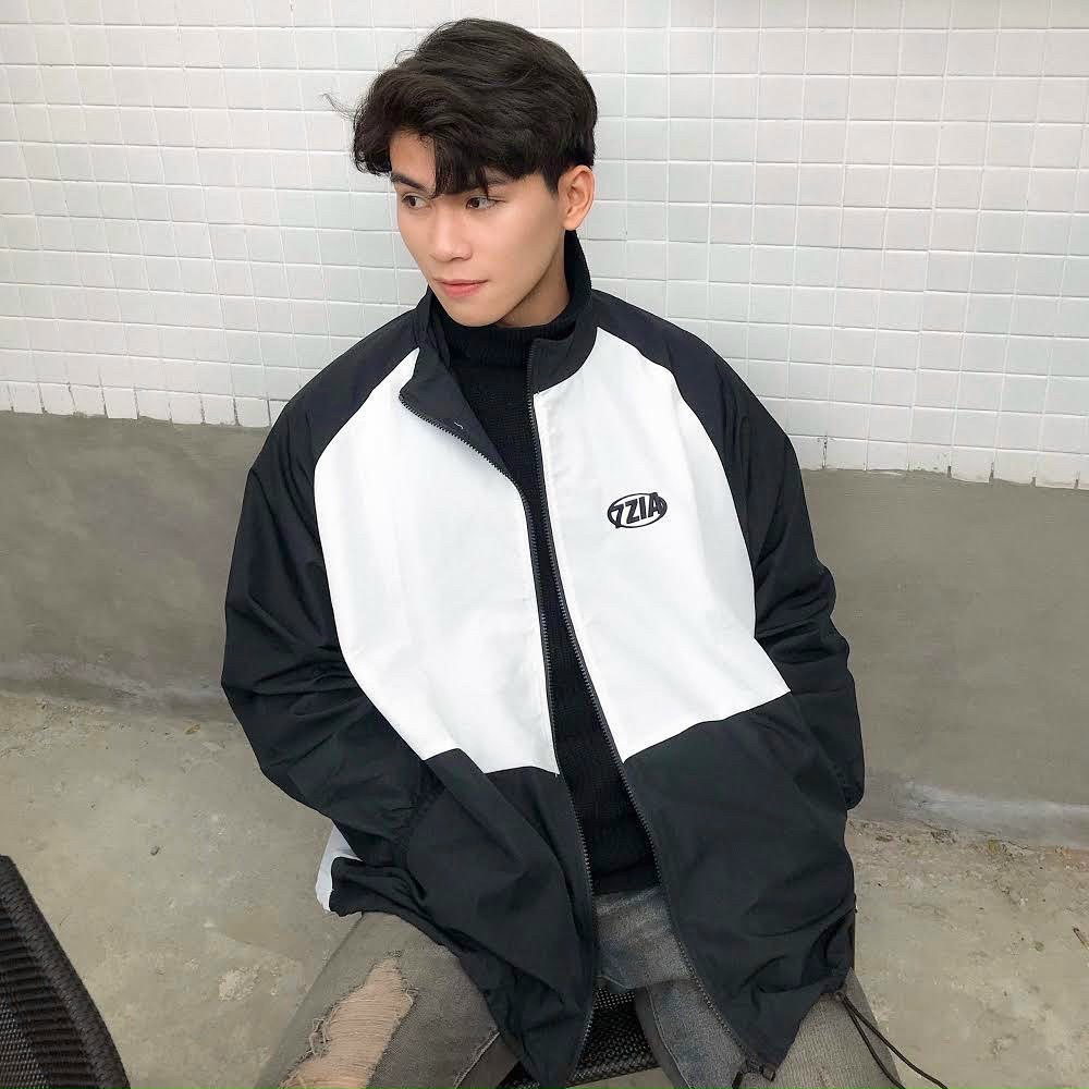 Áo khoác dù 7ZIA nam nữ form rộng Unisex 2 lớp Chống Nắng Siêu Hot ulzzang Jacket Bomber Guvia