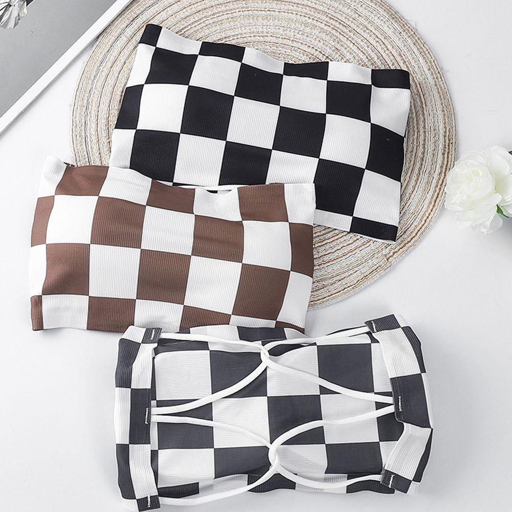 OCEANMAP Áo Lót Lụa Quấn Ngực Tàng Hình Hở Lưng Đơn Giản Thời Trang Cho Nữ