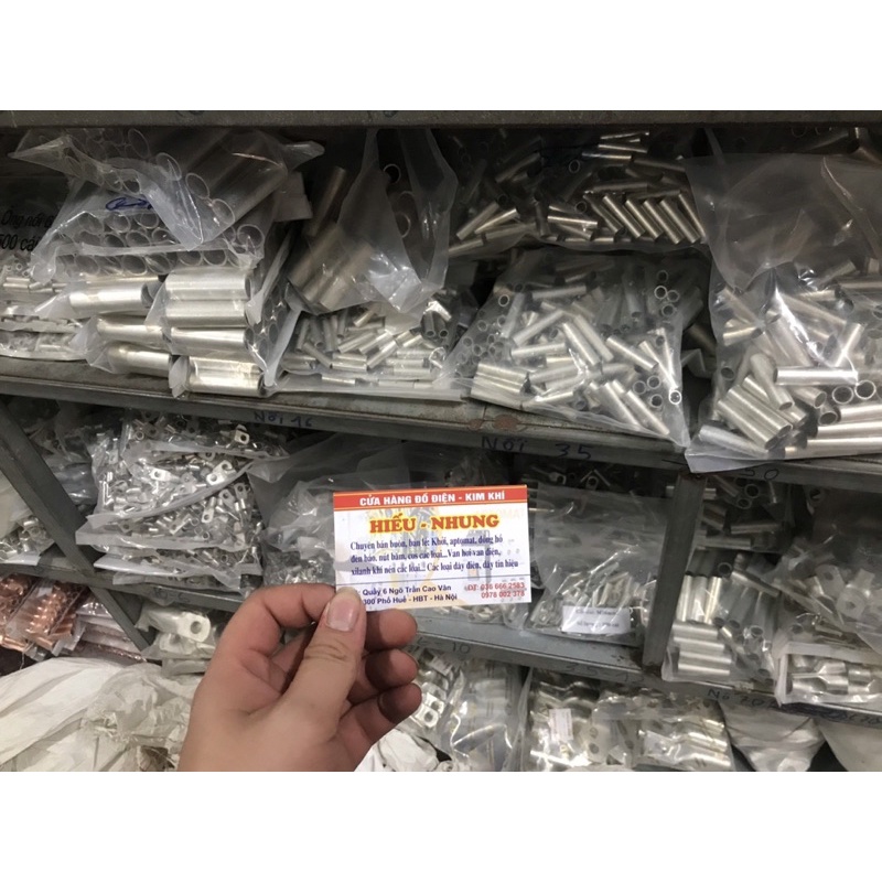 ĐẦU COS DÂY ĐIỆN NỐI ĐỒNG 4~50mm  ĐẦU CỐT NỐI THẲNG, ĐẦU NỐI DÂY ĐIỆN. CÚT NỐI DÂY ĐIỆN. Dau cos noi day dien