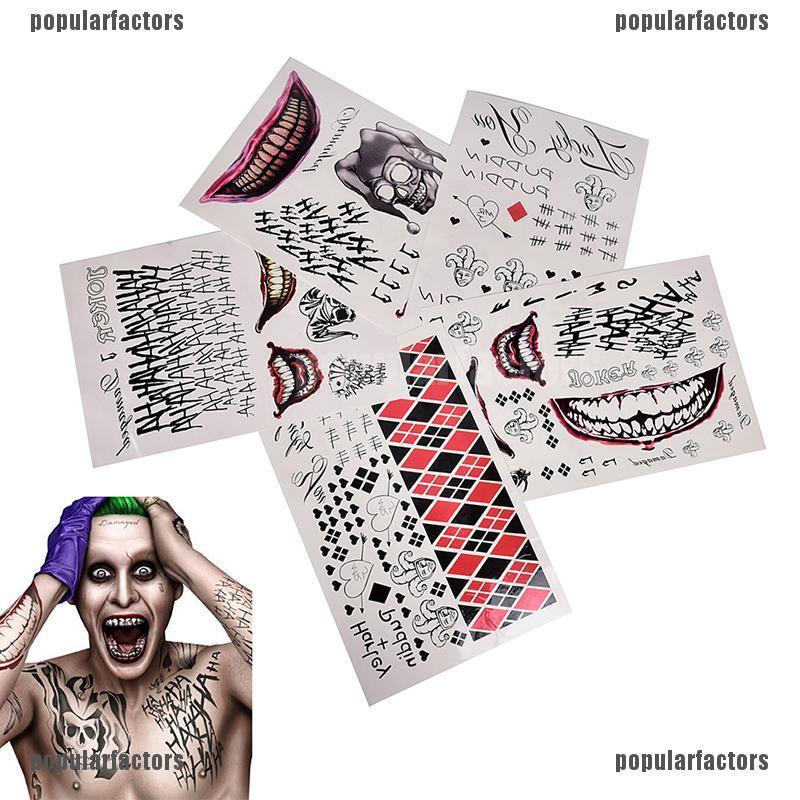 Hình Xăm Joker Độc Đáo