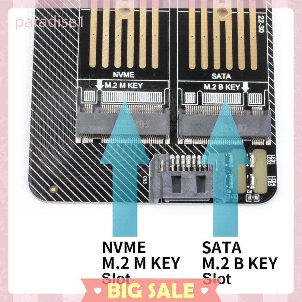 Thẻ Mở Rộng PCIe Paradise1 Dual M.2 3.0 X4 to M.2 NGFF M Key + B | BigBuy360 - bigbuy360.vn