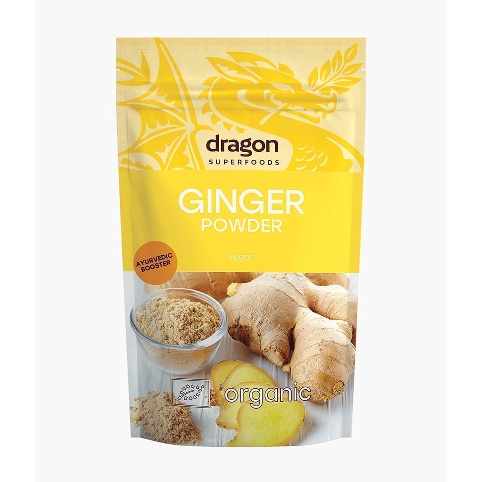 Bột gừng hữu cơ Dragon Superfoods Organic Ginger Powder 200g