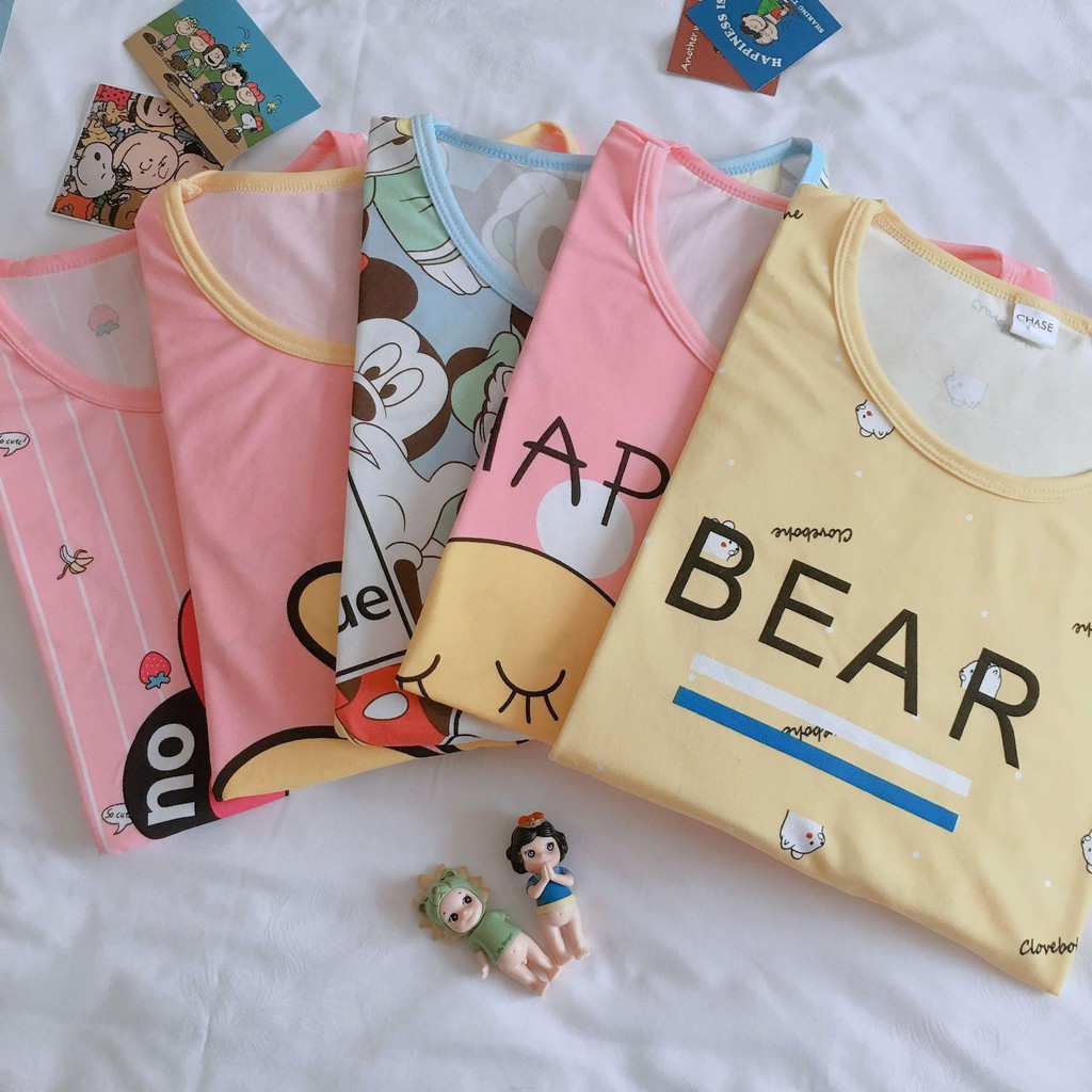 [ Mã WASTAPR giảm 10K đơn 50K] Đầm Ngủ Dáng Rộng Thoải Mái Dễ Thương Bigsize mặc ở nhà A09 | BigBuy360 - bigbuy360.vn