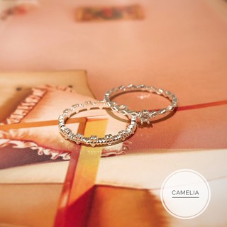 Nhẫn bạc Camelia The Queen 2