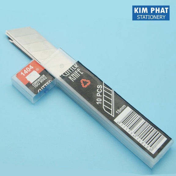 Lưỡi dao trổ, lưỡi dao rọc giấy SDI (Combo hộp 10 lưỡi)