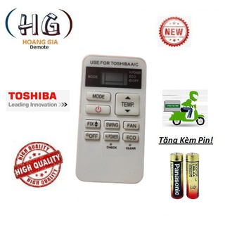 REMOTE ĐIỀU KHIỂN MÁY LẠNH ĐIỀU HOÀ TOSHIBA INVERTER NHỎ