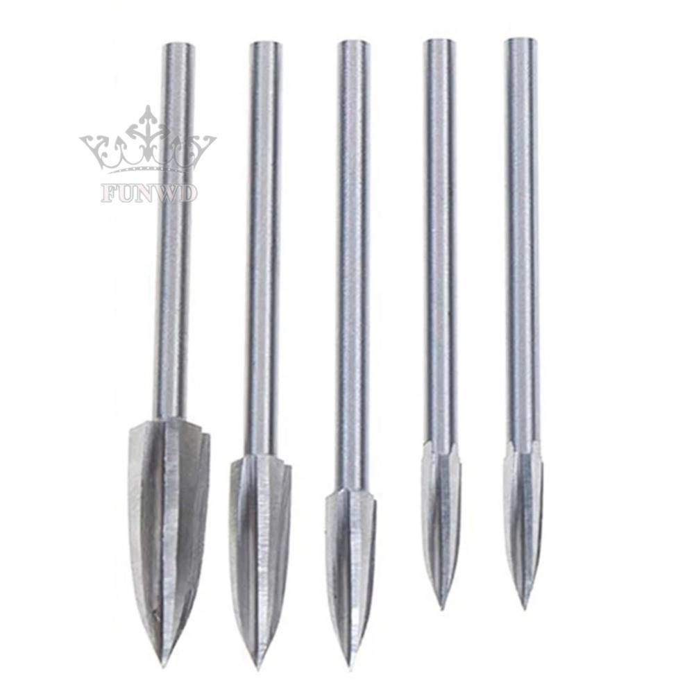 1 Mũi Khoan Gỗ Ba Cạnh Đường Kính 3mm Màu Trắng Bằng Thép