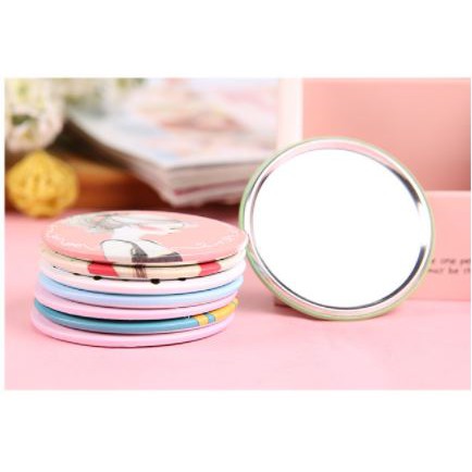 Gương cầm tay mini phong cách Hàn Quốc