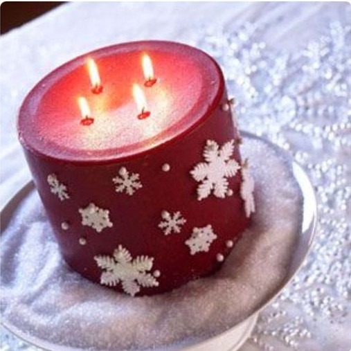 Khuôn Silicon Bảng Hình Bông Tuyết Các Mẫu - Khuôn Làm Nến, Thủ Công, Handmade