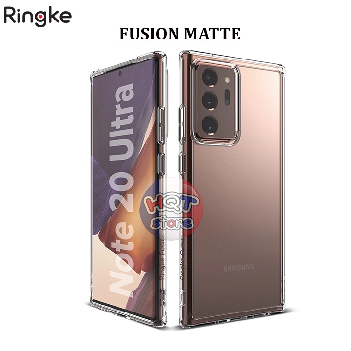Ốp lưng nhám chống vân tay Ringke Fusion Matte cho Samsung Note 20 Ultra