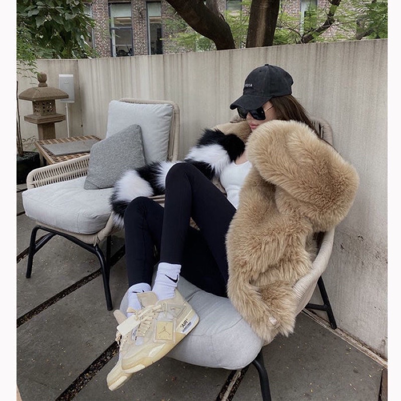 [ Áo Giả Lông Cáo Sang Chảnh]