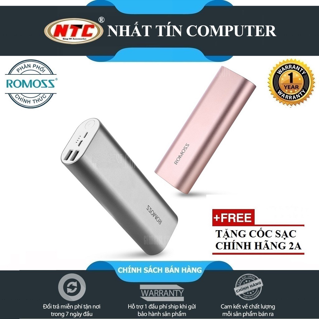 Pin Sạc dự phòng Romoss ACE20 20000mAh