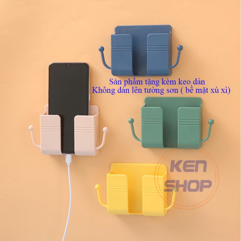 Kệ để điều khiển, điện thoại  khi sạc đa năng( có râu 2 bên)