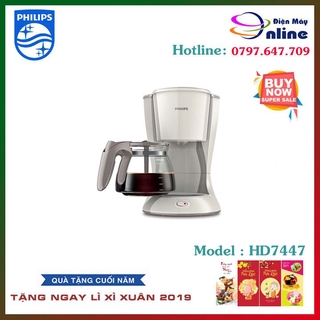 (Khuyến Mãi Cực Lớn) Máy Pha Cafe Philips HD7447 - Chính Hãng