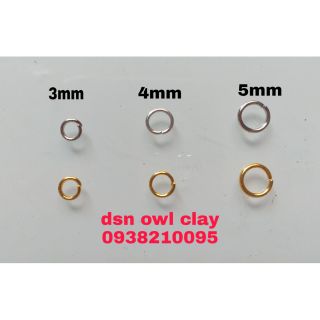 Khoen tròn nhỏ 3,4,5mm, làm trang sức, vòng tay, dây đeo