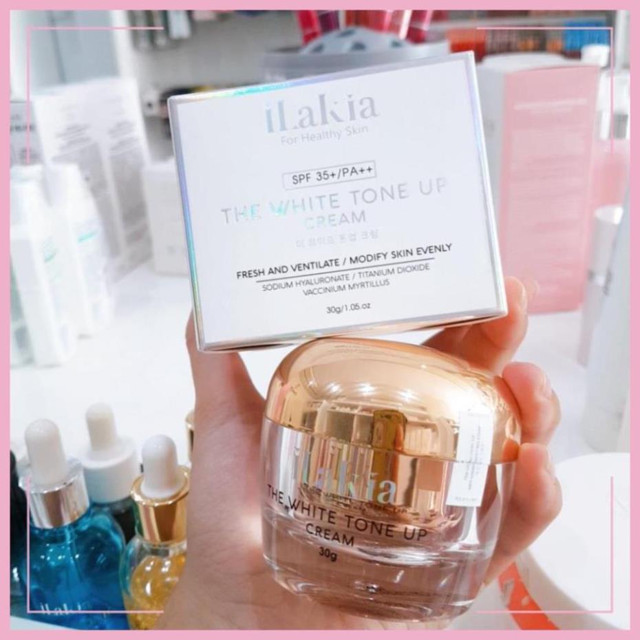 Kem Dưỡng Trắng Da Ban Ngày_The White Tone up Cream Ilakia 30gr [Tặng khẩu trang Hamita] | BigBuy360 - bigbuy360.vn