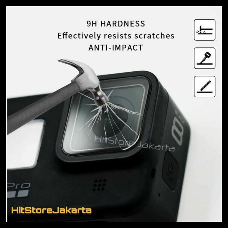 Set Phim Dán Bảo Vệ Chống Trầy Xước Màu Đen Dành Cho Gopro Hero 8