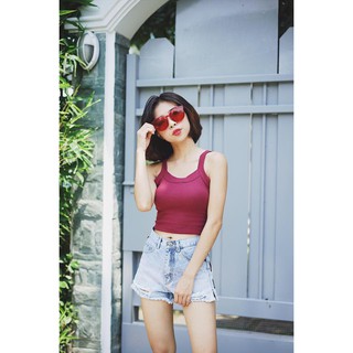 Áo croptop buộc nơ lưng có mút ngực