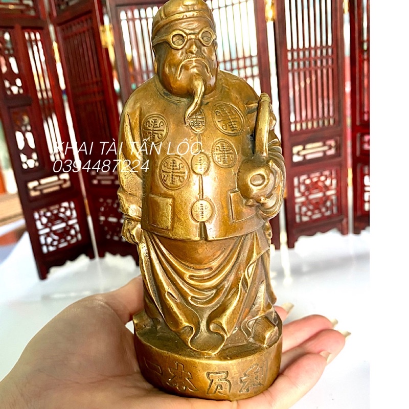 Tượng ông quản tài buôn may bán đắt chiêu tài tụ Lộc 15cm