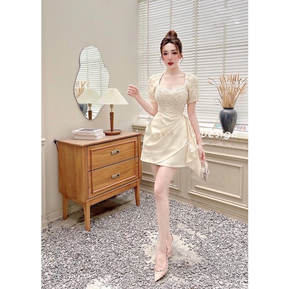 Váy tacta phối ren