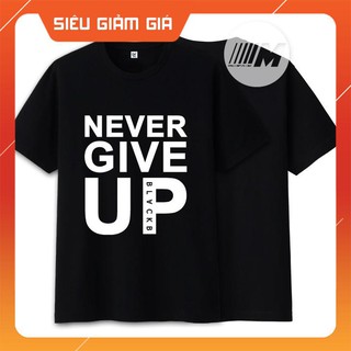 Áo Thun Liverpool Salah Never Give Up - áo in hình cầu thủ đẹp giá rẻ