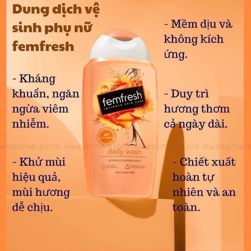 Dung dịch vệ sinh phụ nữ Femfresh