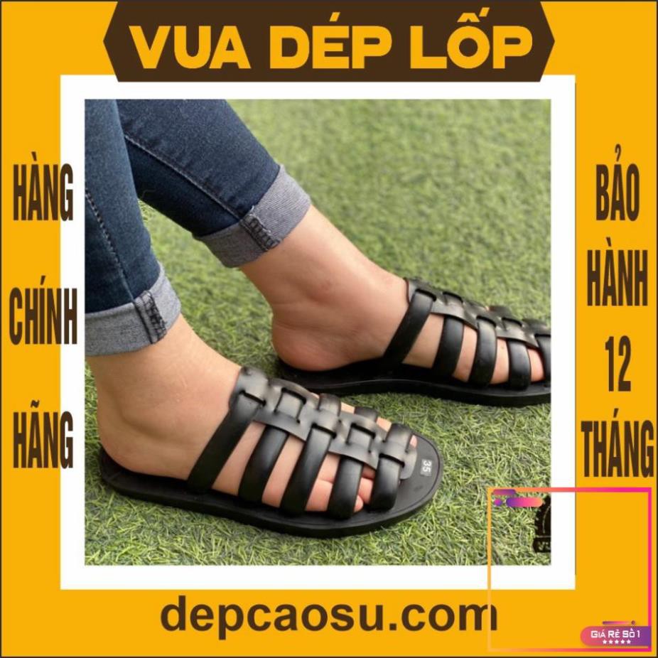 Dép cao su 5 quai dép rọ, được làm thủ công của Vua dép lốp Phạm Quang Xuân, ảnh thật, bảo hàng và sẵn hàng -v01