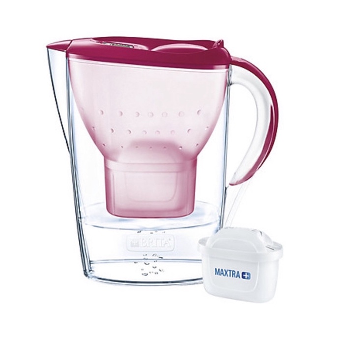 Bình Lọc Nước BRITA Marella Basic Berry - 2.4L (Kèm Maxtra Plus) -Chính Hãng-New