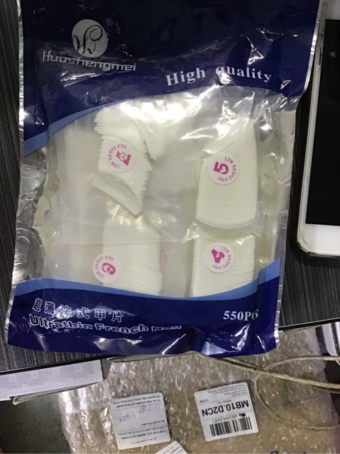 Móng nối HSM Siêu chắc đẹp 1 gói 550 cái