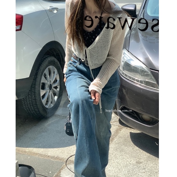 LALISAS Áo Khoác cardigan Dệt Kim Thời Trang Hàn Quốc Dễ Phối Đồ