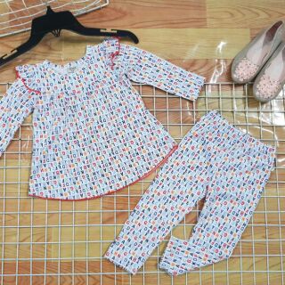 Sét bộ bé gái combo 4 bộ 250k