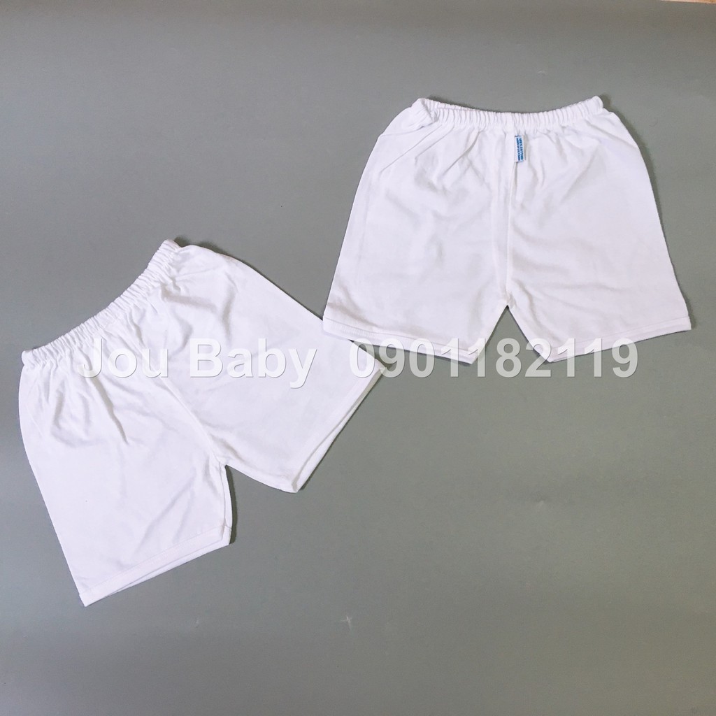 Quần đùi sơ sinh 100% cotton cao cấp Jou (Cho bé từ 3-9kg)