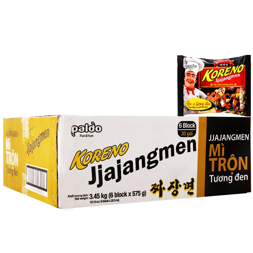 MÌ TRỘN TƯƠNG ĐEN KORENO 115G