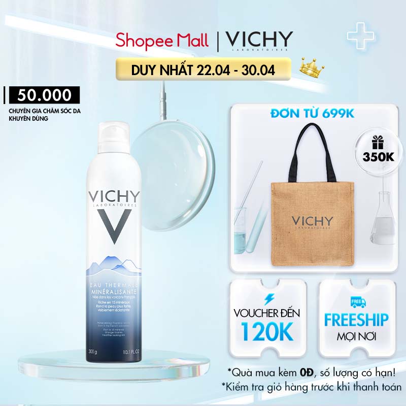 Nước khoáng dưỡng da Vichy Mineralizing Thermal Water 300ml