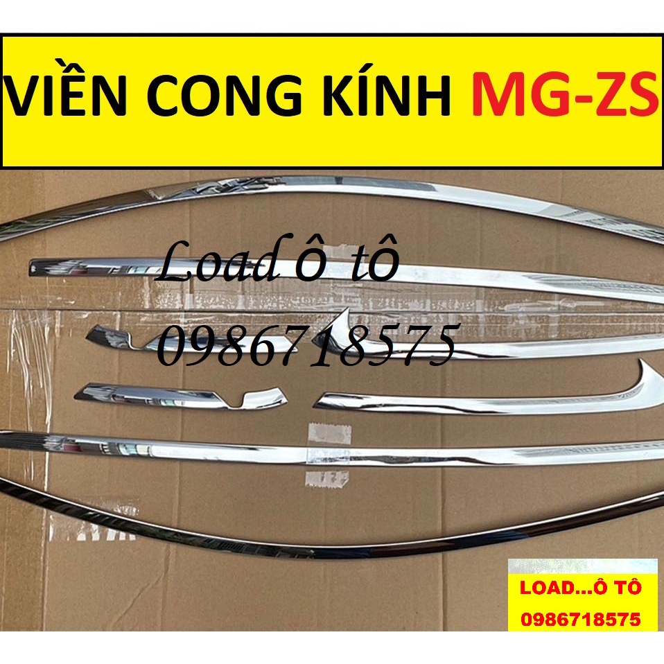 Ốp Nẹp Viền Cong Kính Xe MG ZS 2021-2022 Mẫu Chỉ Inox Cao Cấp