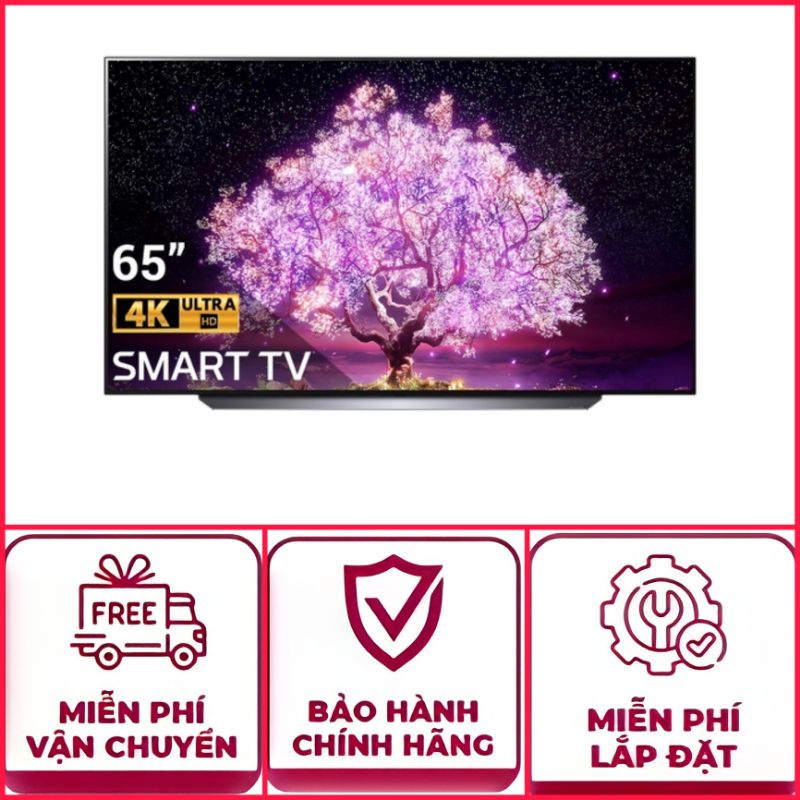 Smat Tivi LG OLED65C1PTB < Giá rẻ > chính hãng BH:24 tháng tại nhà trên toàn quốc